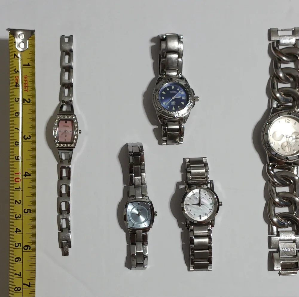 Fossil, Kenneth Cole, DKNY Watches Lot of 5.